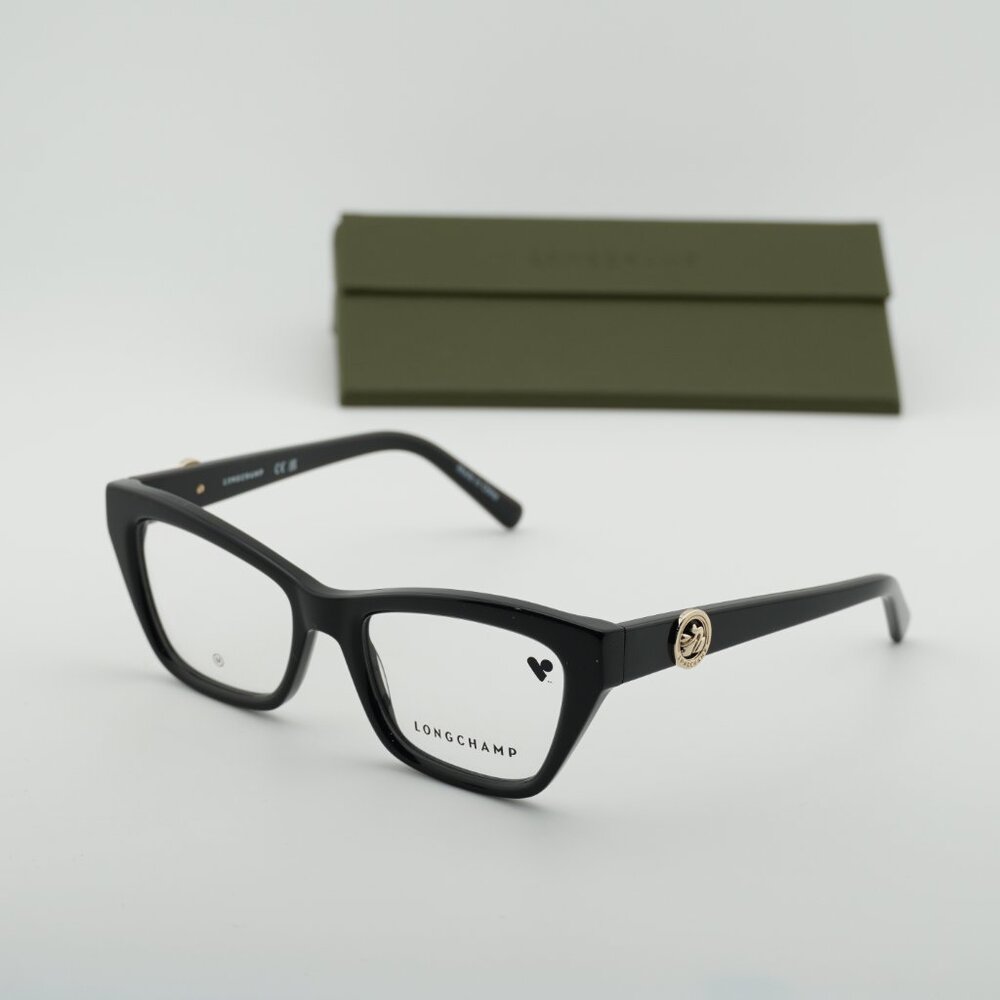 Longchamp LO2762 001 Cat Eye Eyeglasses 51mm - Black